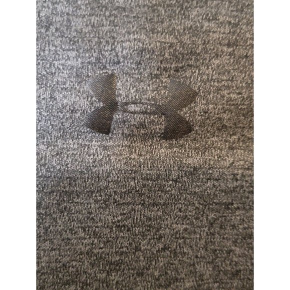 Under Armour Warm Up Jacket Long Sleeve Gray 1/4 Zip Pull Over Size Medium Men's - Picture 4 of 6